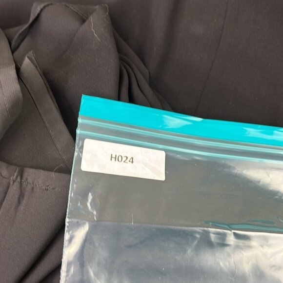 NWT Blaque Label Black Floor Length Open Back Gown - Picture 11 of 11